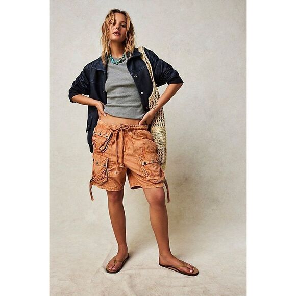 Free People Moon Bay Parachute Shorts Size S - Picture 1 of 11